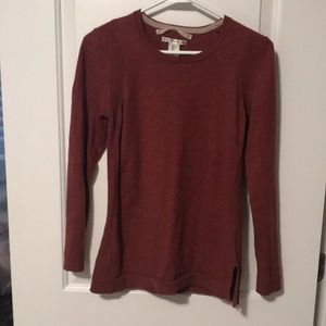 Large merino wool long sleeve
